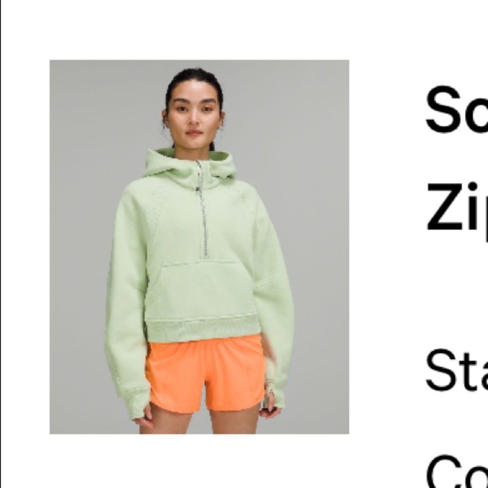 Lululemon Scuba Oversized Half-Zip Hoodie